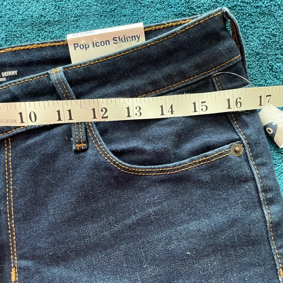 Old Navy Dark Wash Pop Icon Skinny Jean, Size 10L - Picture 7 of 7